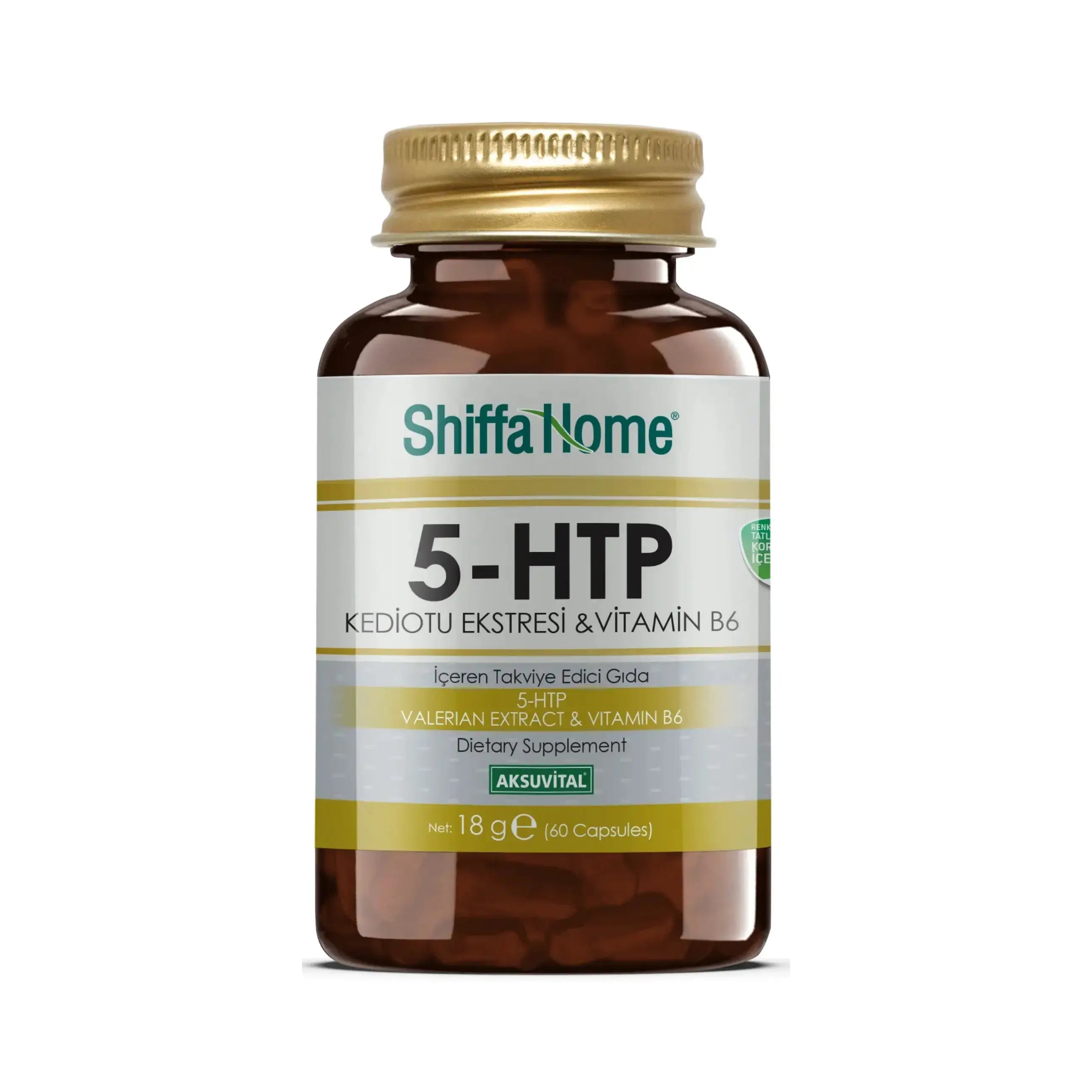 5 - HTP & Valerian Extract & Vitamin B6 Herbal Capsules - Shifahouse