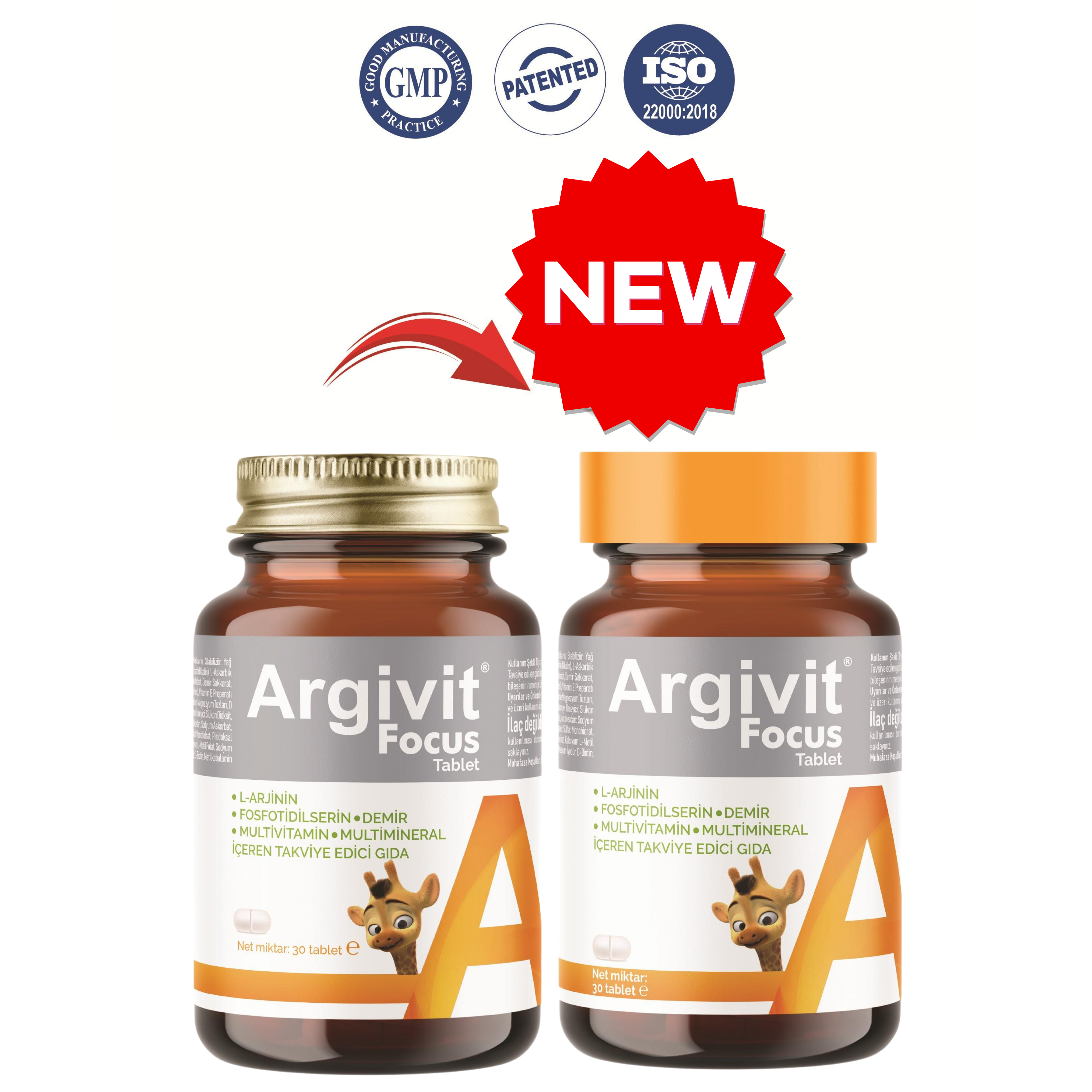 Argivit Focus Tablets 30 Tablets