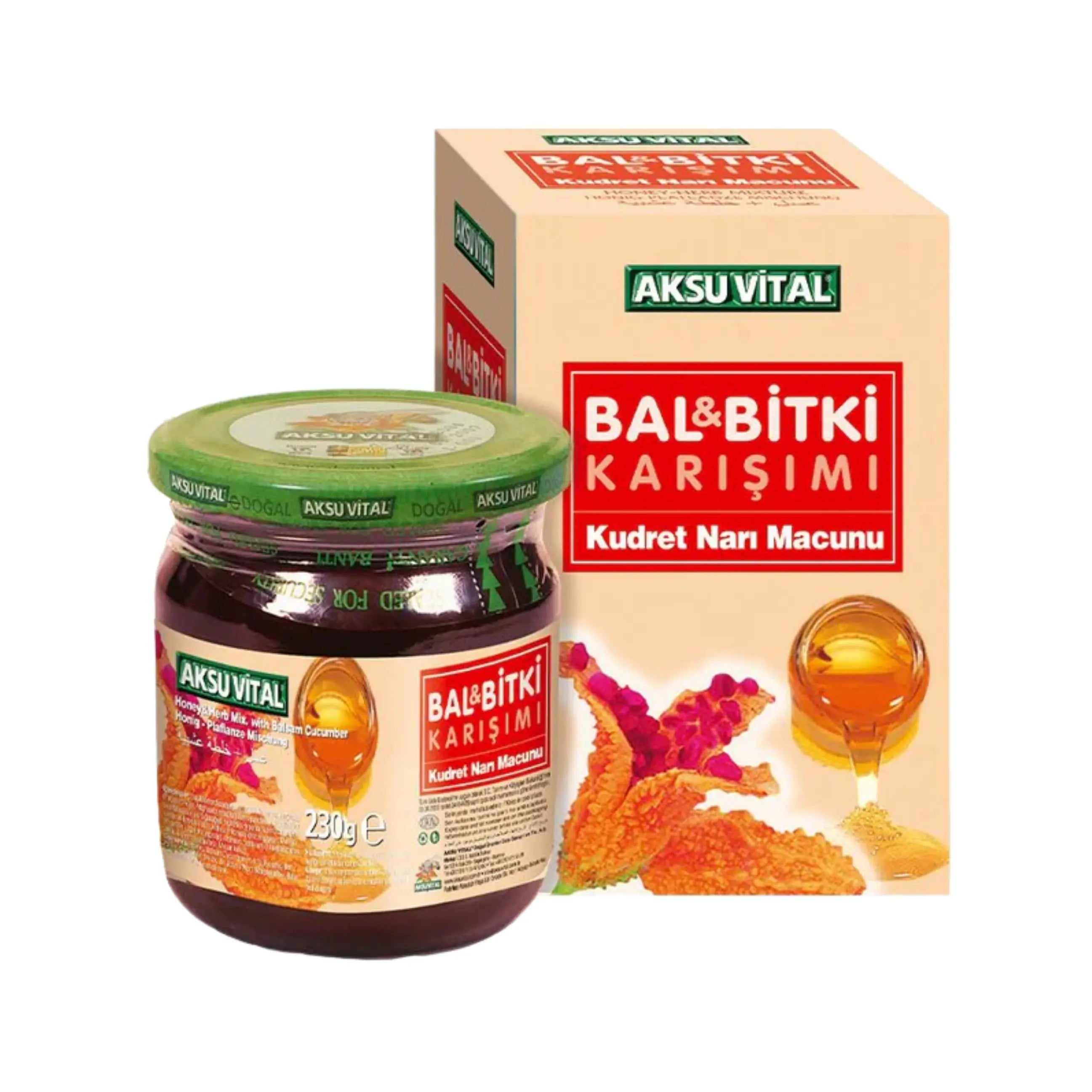 Honey Herbal Blend with Bittermelon Paste 230g AksuVital