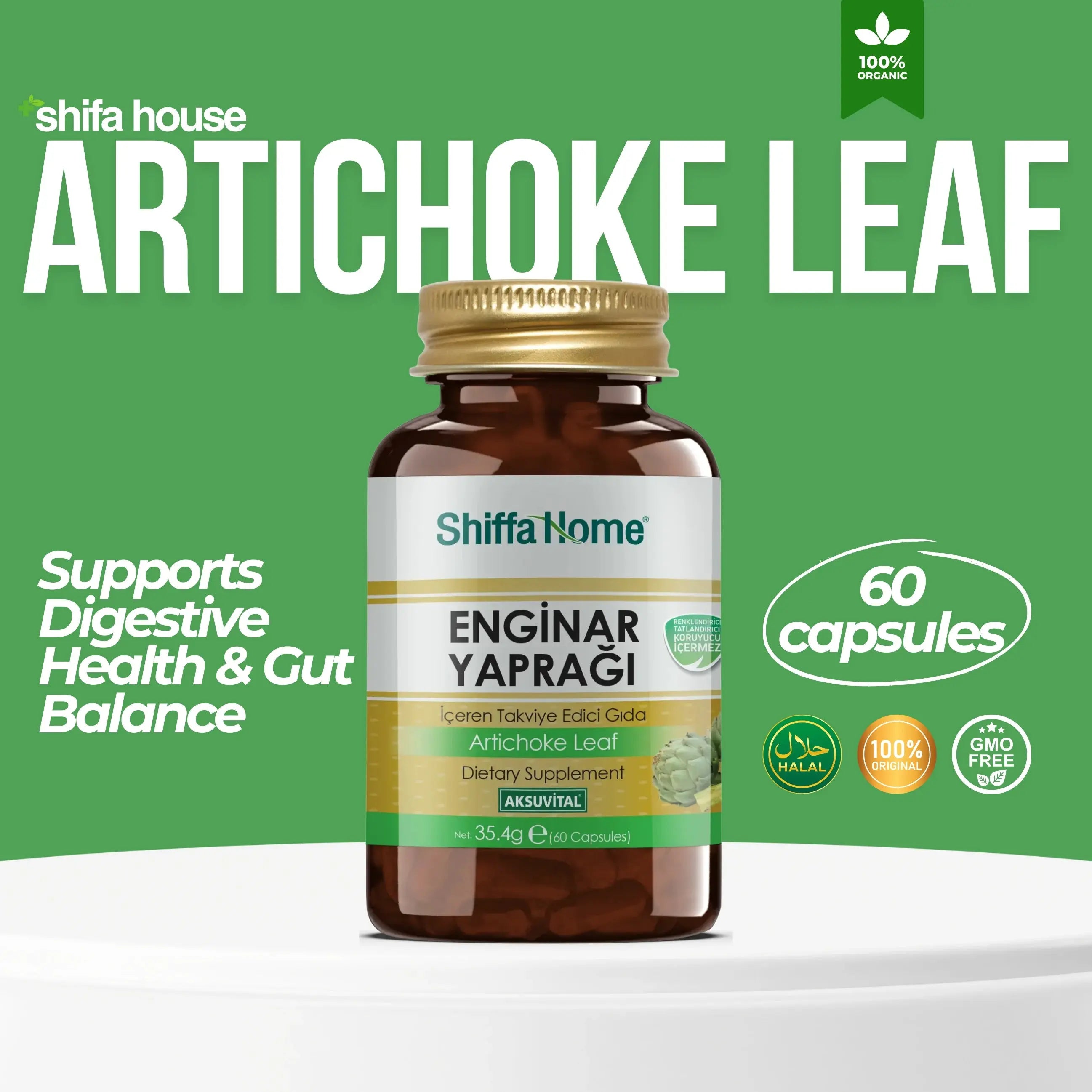 Artichoke Capsule 60 Capsules 840 Mg - Shifahouse