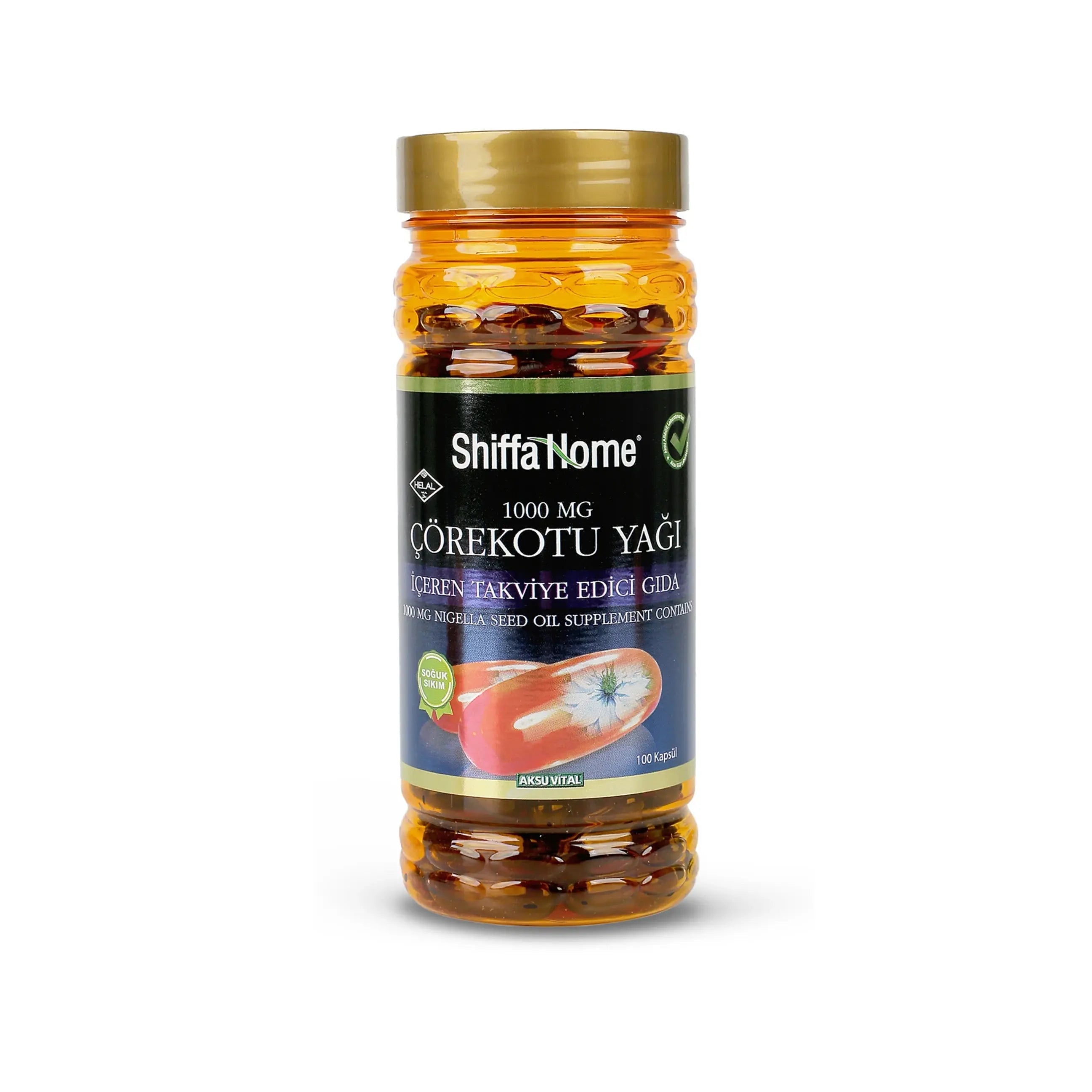 Black Seed Oil Softgel 100 Softgels x 1000 mg - Shifahouse