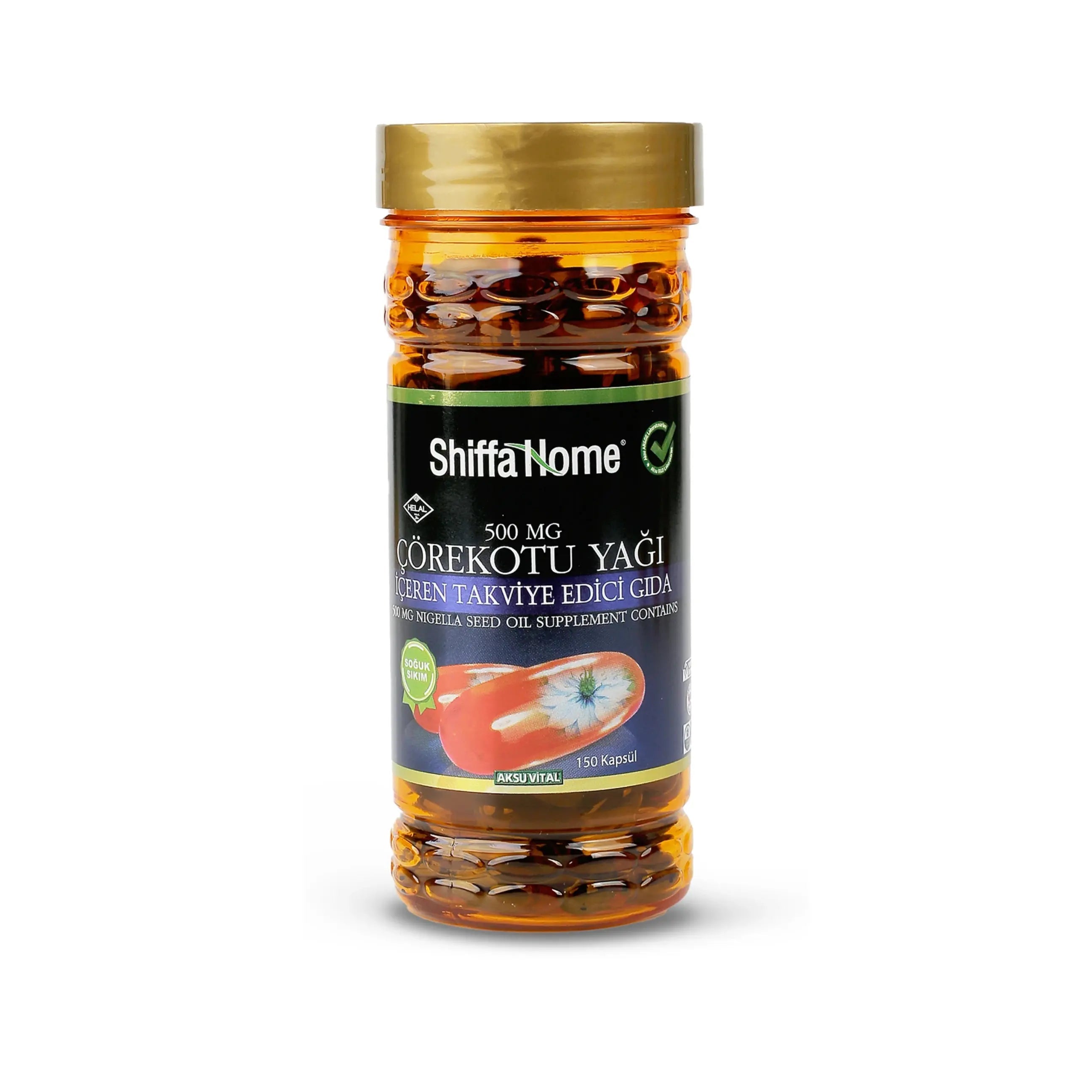 Black Seed Oil Softgel 150 Softgels x 500 mg - Shifahouse