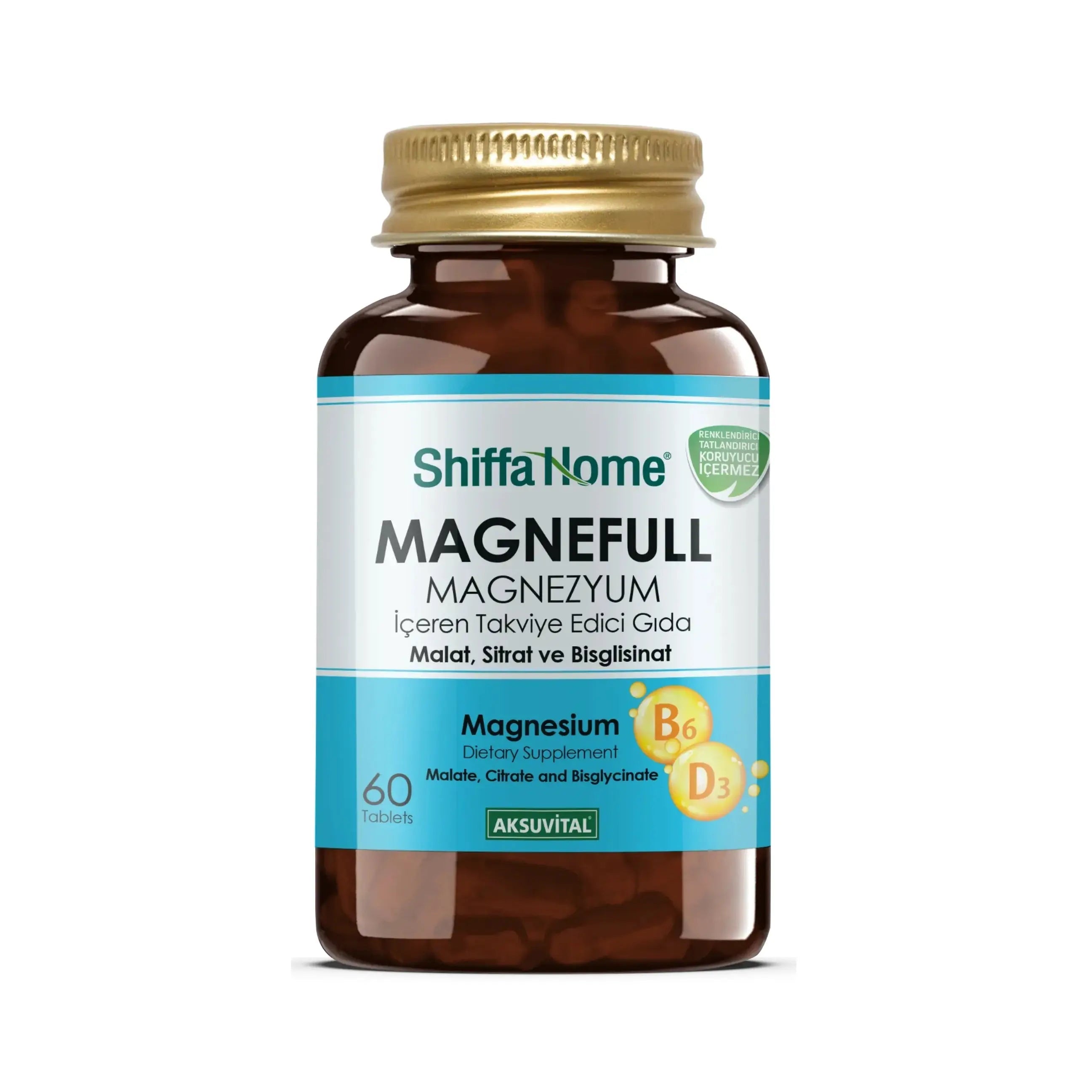 Magnefull 60 Tablets (Magnesium Malate, Citrate) - Shifahouse