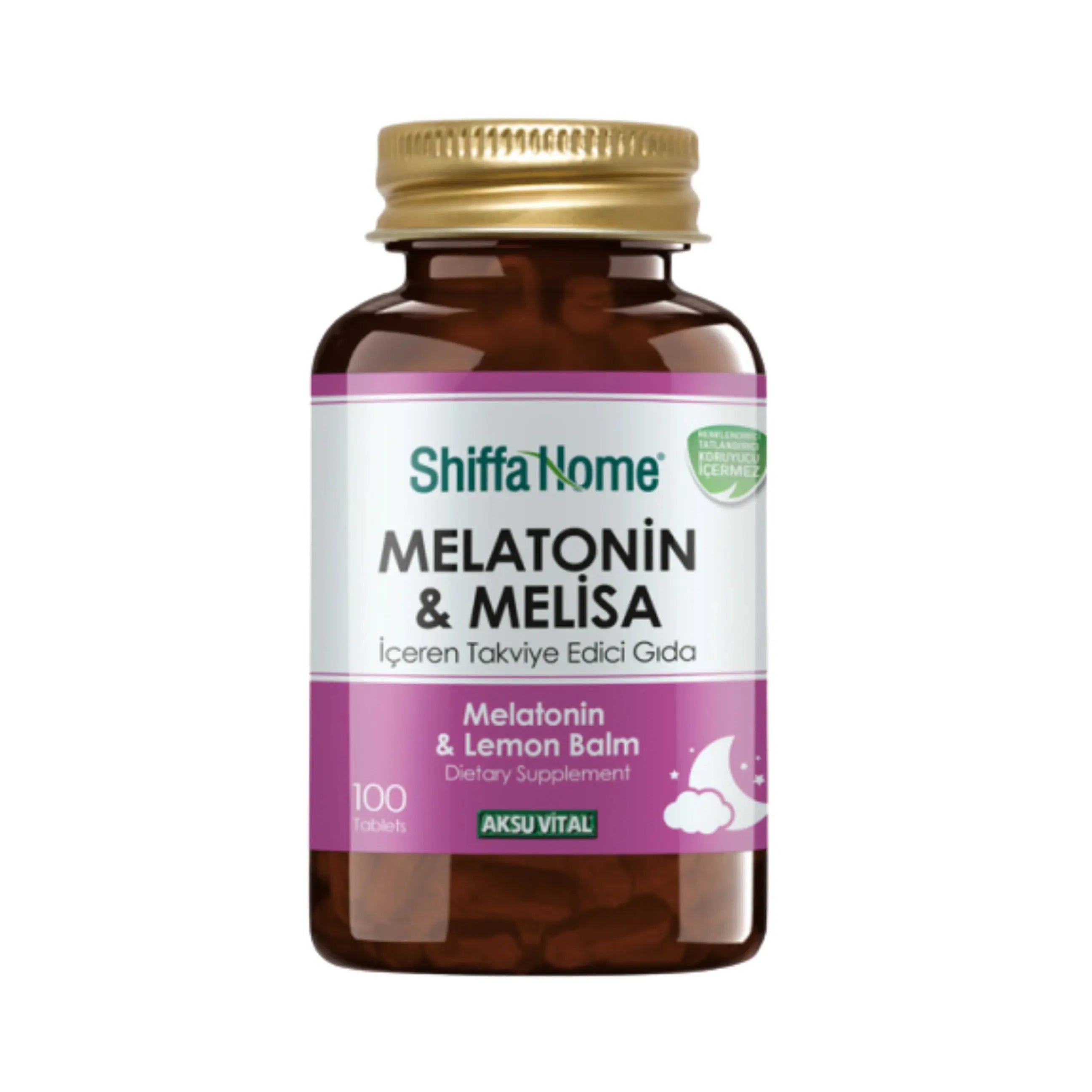 Melatonin & Melissa 100 Tablets - Shifahouse