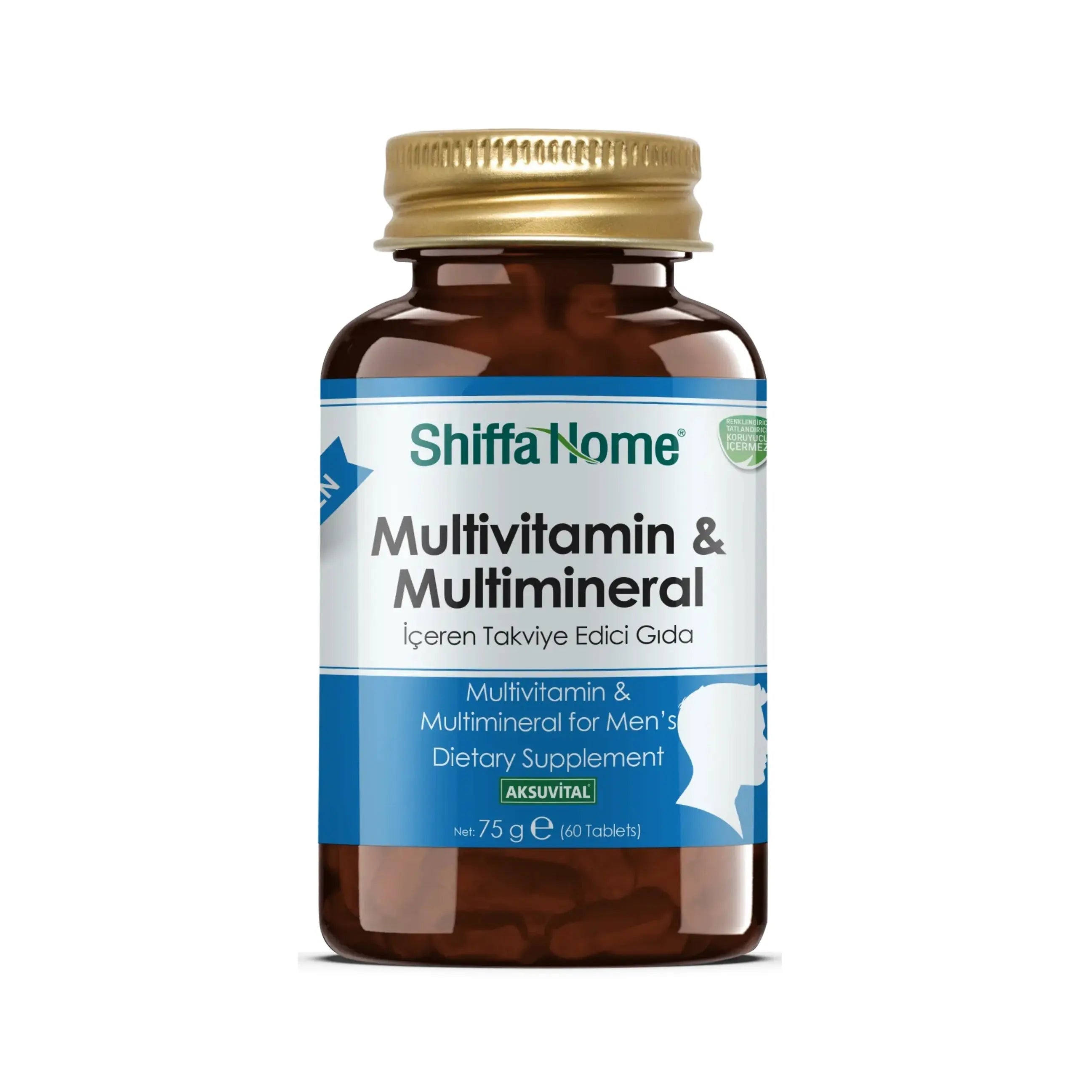 Multivitamin Men’s 60 Tablets - Optimized for Men’s Health & Vitality - Shifahouse