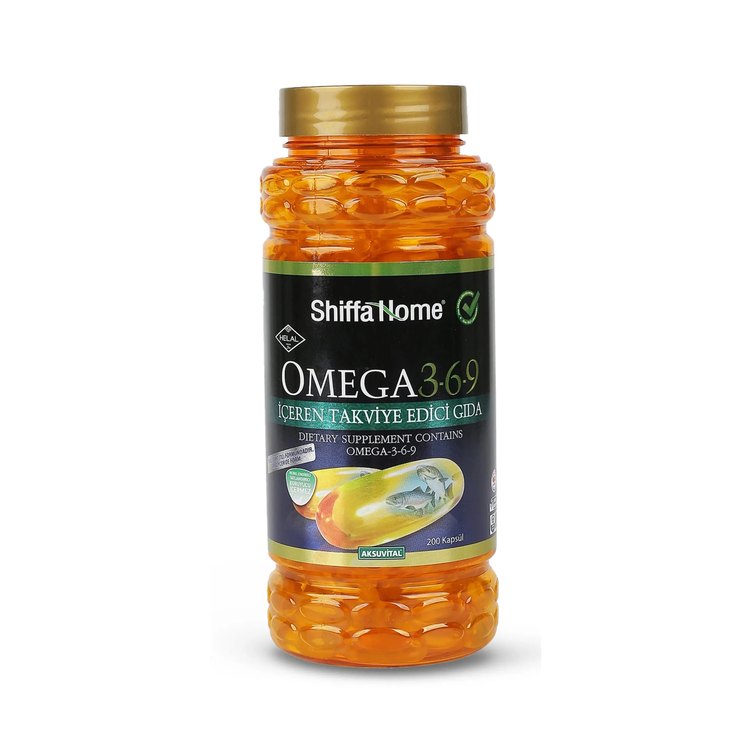 Omega 3 - 6 - 9 Softgel 200 Softgels - Shifahouse