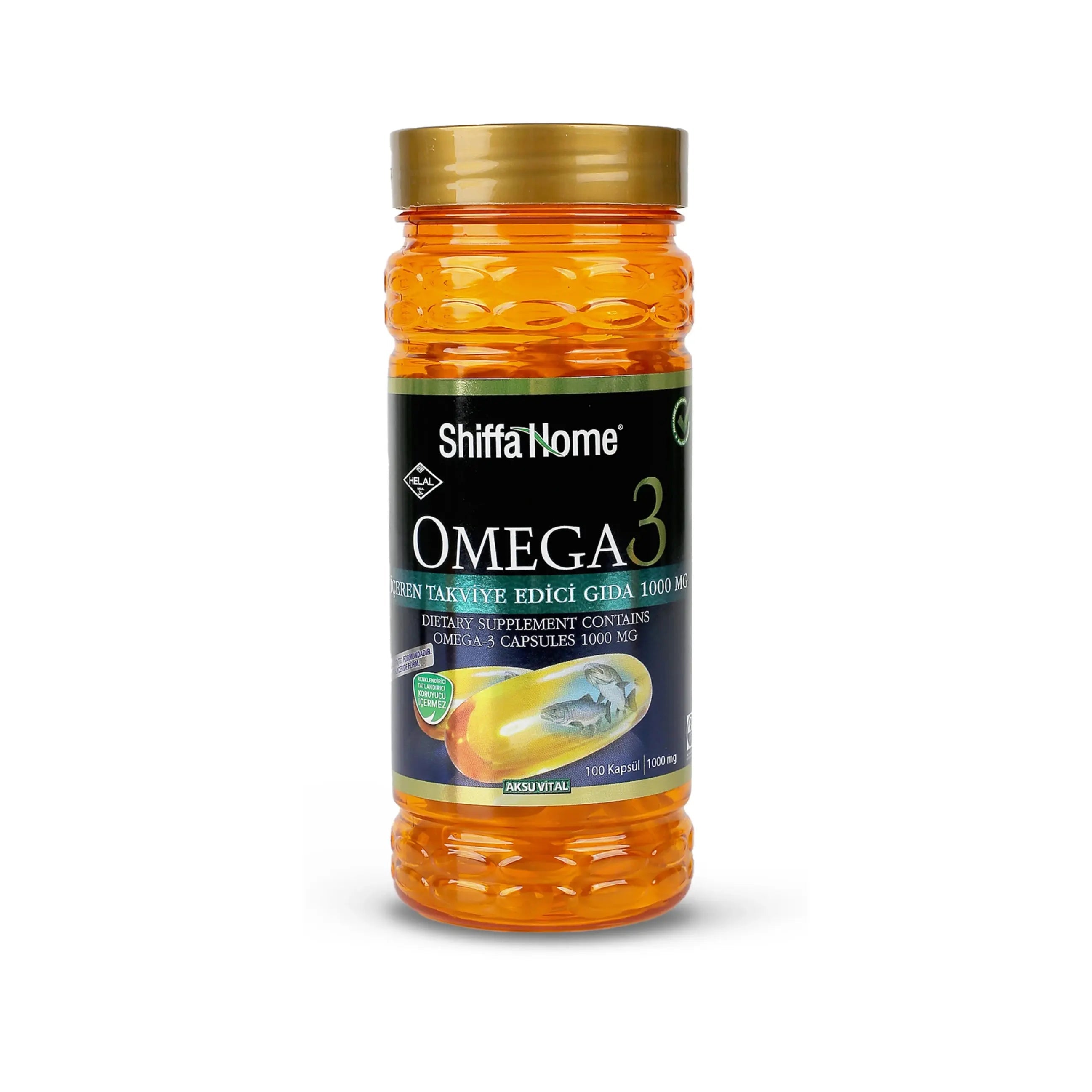 Omega - 3 Softgel 100 Softgels 1000 Mg - Shifahouse