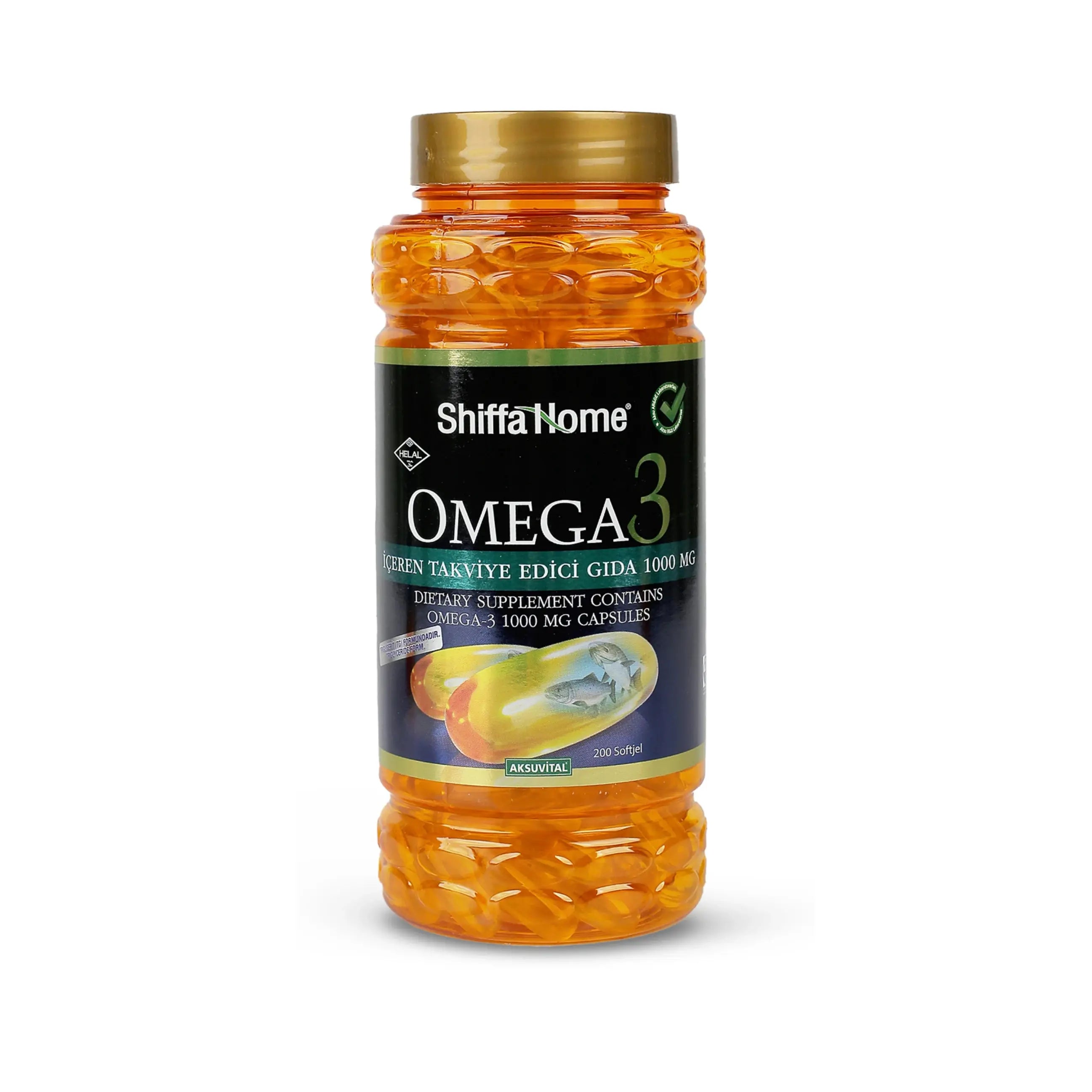 Omega - 3 Softgel 200 Softgels 1000 Mg - Shifahouse