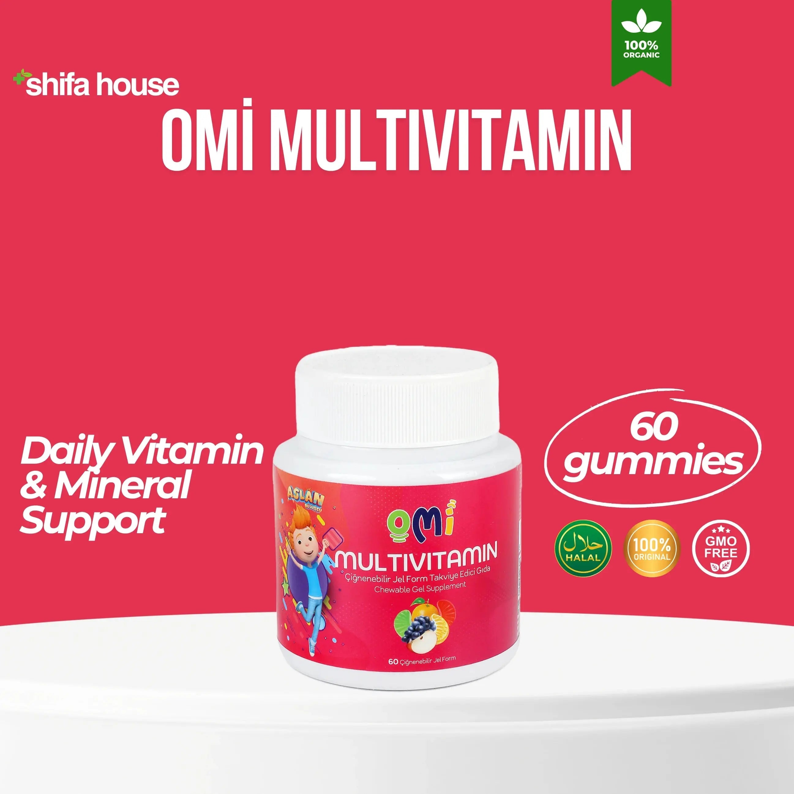 OMİ Multivitamin Chewable Gel 60 Gummies - Shifahouse