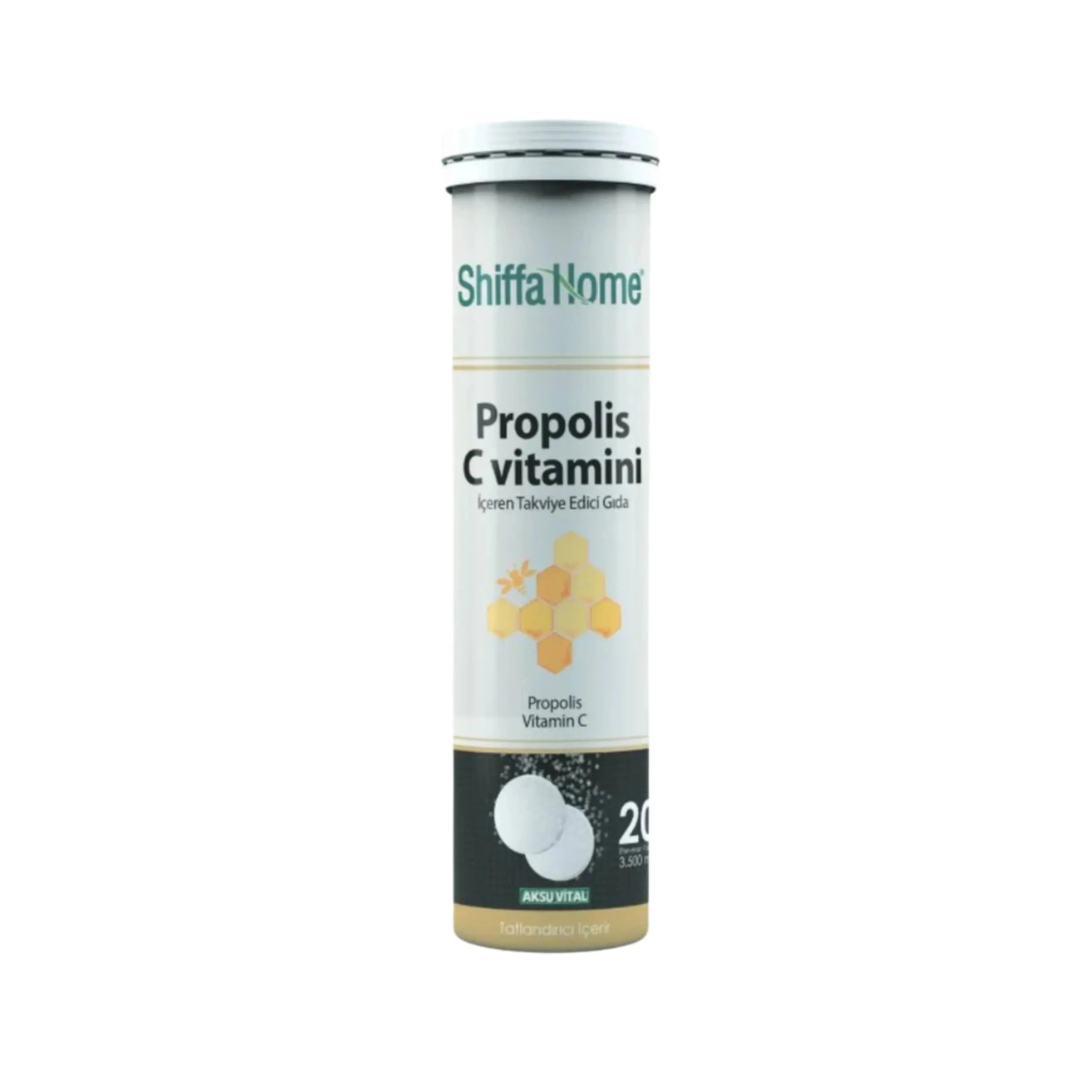 Propolis & Vitamin C Effervescent Tablets 20 Tablets - Shifahouse