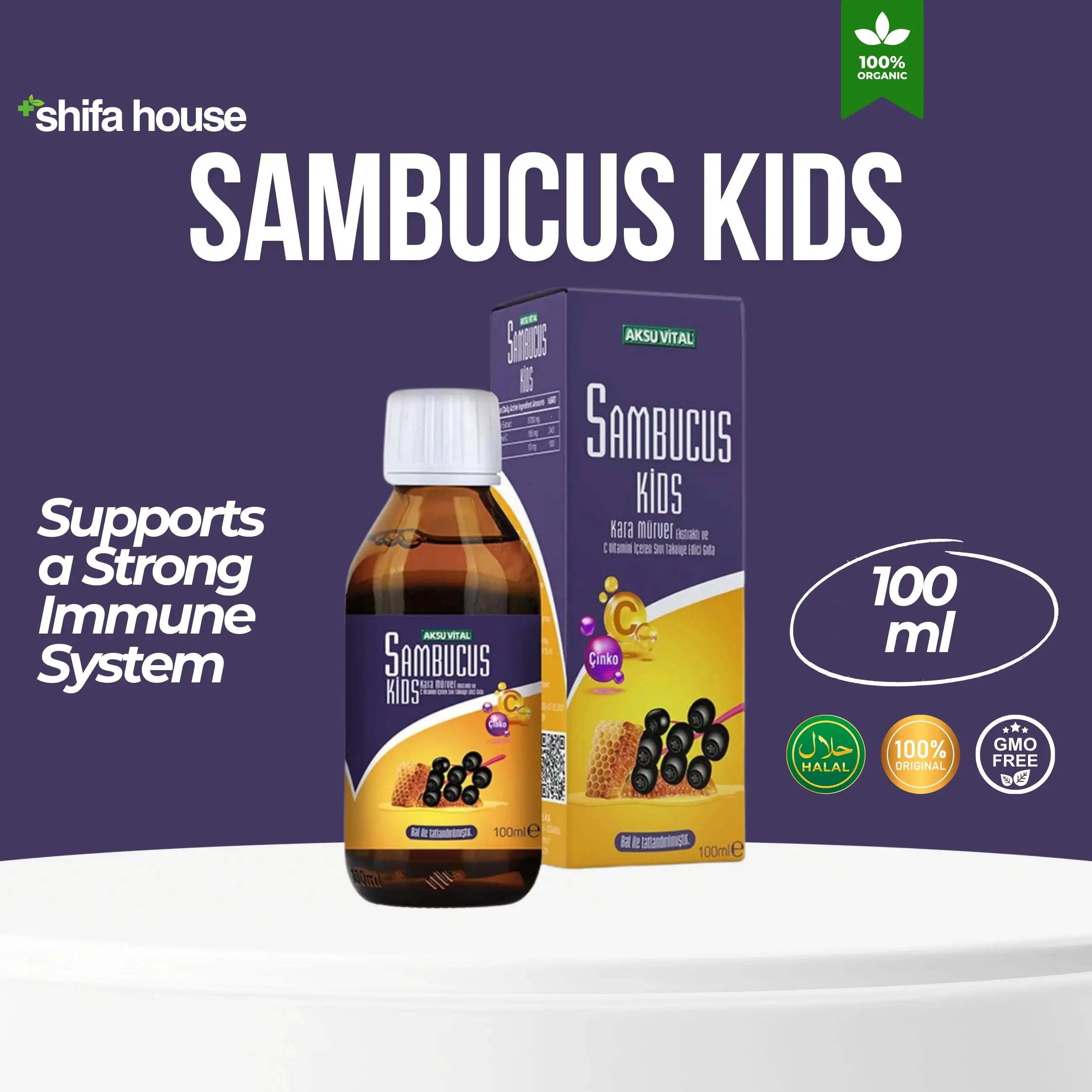 Sambucus Kids 100 ml - Shifahouse