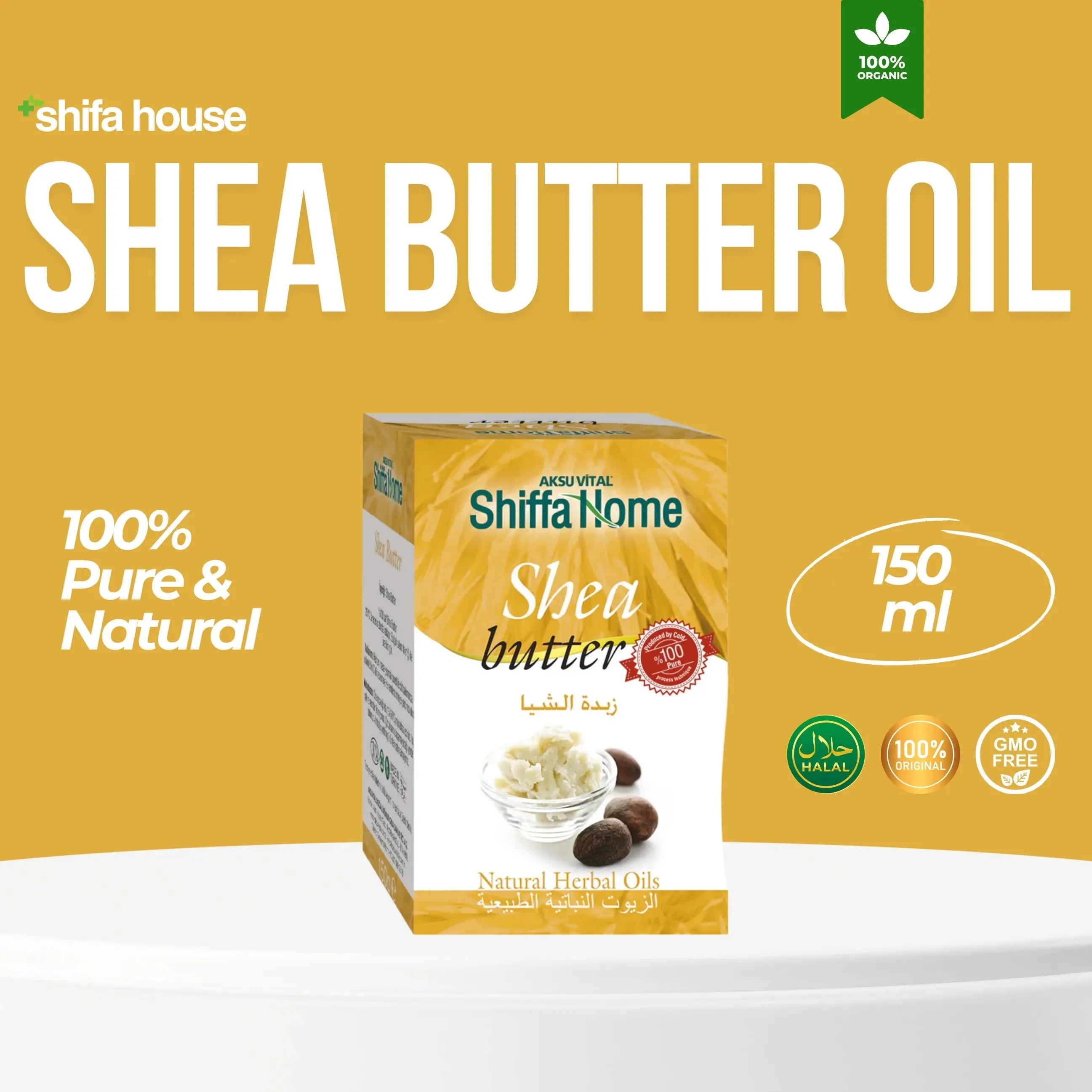 Shea Butter Oil 150 ml - Shifahouse
