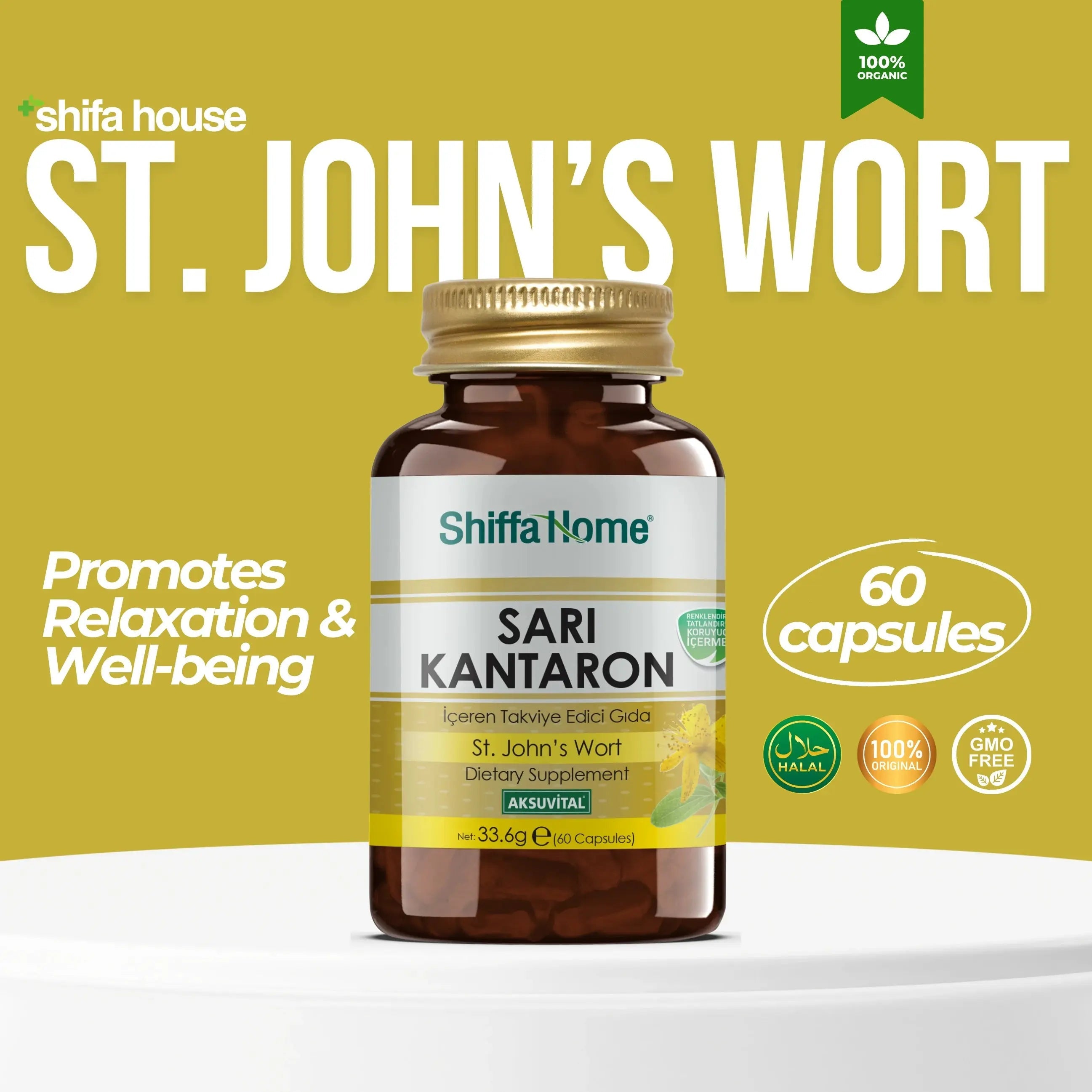 St. John’s Wort Capsule 60 Capsules - Shifahouse