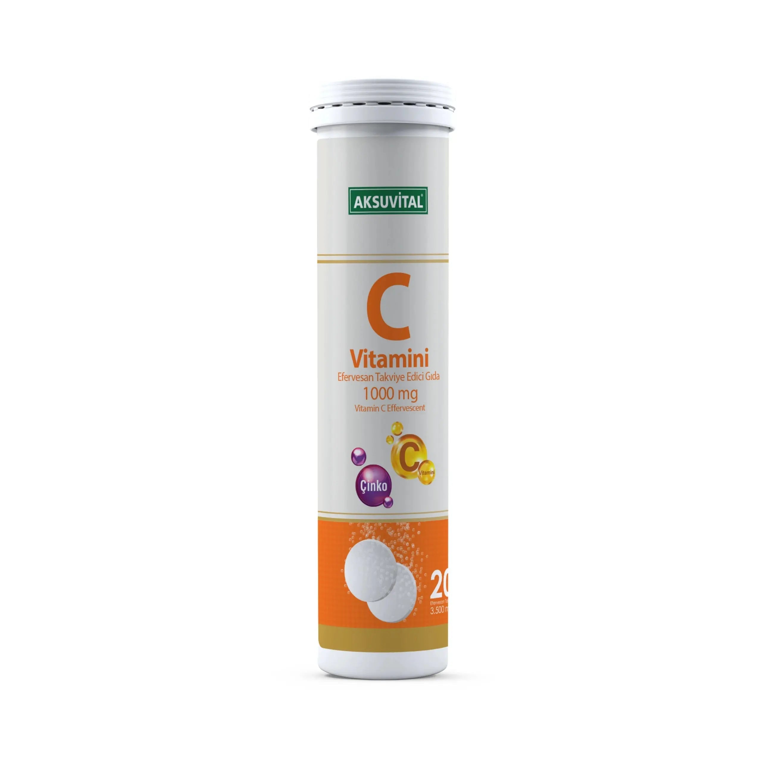 Vitamin C Effervescent 20 Tablets - Shifahouse