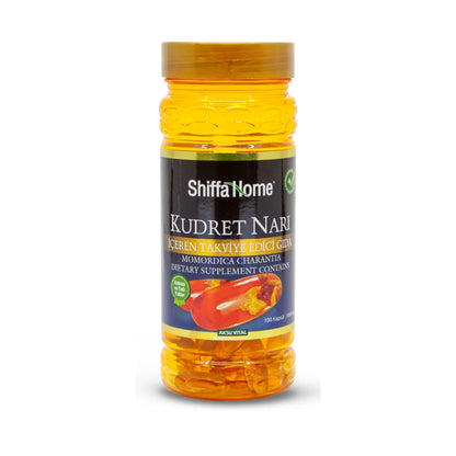 Bitter Melon 100 Softgels (Bitter Melon, Olive Oil) Shiffa Home